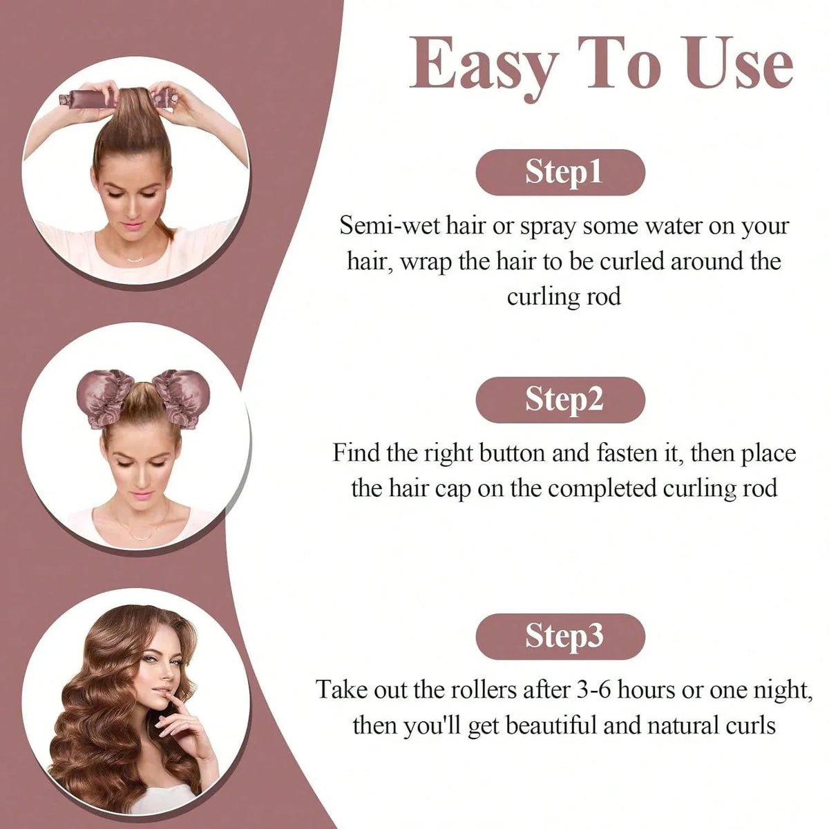 Heatless Hair Curler Set